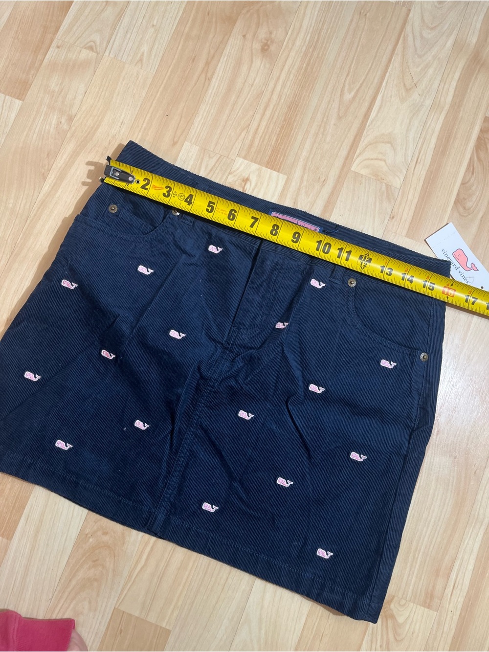 Women’s Vineyard Vines By Shep & Ian Corduroy Skirt- Size 4-Navy Blue NWT - Picture 2 of 5